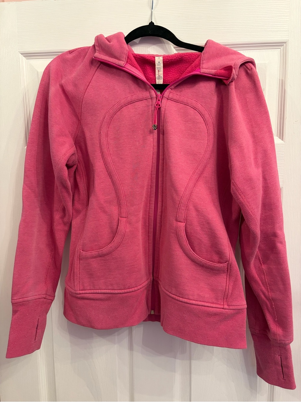lululemon athletica Pink Full-Zip Hoodie Jacket